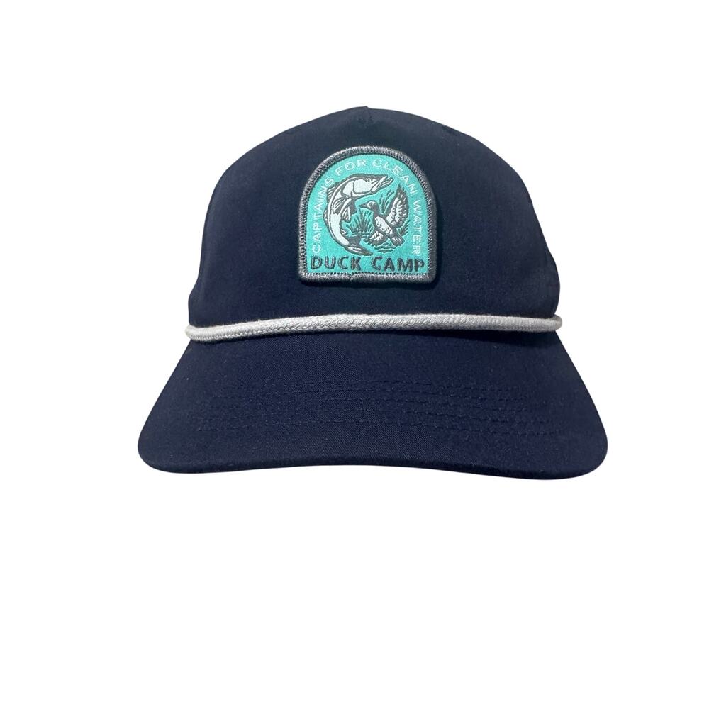 Duck Camp Navy Blue Patch Hat